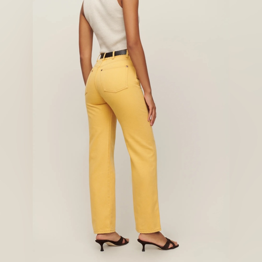 Reformation Cowboy High Rise Straight Jeans